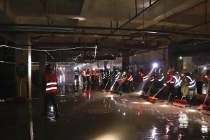 抗洪搶險，河南三建在行動——鄭州阜外華中心血管病醫(yī)院清淤攻堅紀(jì)實